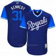 Maglia Baseball Uomo Kansas City Royals 2017 Little League World Series Ian Kennedy Blu