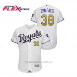 Maglia Baseball Uomo Kansas City Royals Jorge Bonifacio Flex Base Bianco2