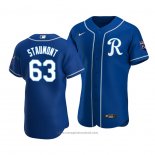 Maglia Baseball Uomo Kansas City Royals Josh Staumont Alternato Autentico Blu