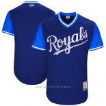 Maglia Baseball Uomo Kansas City Royals Players Weekend 2017 Personalizzate Blu