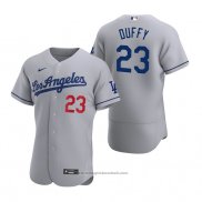 Maglia Baseball Uomo Los Angeles Dodgers Danny Duffy Autentico Road Grigio