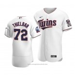 Maglia Baseball Uomo Minnesota Twins Caleb Thielbar Autentico Primera Bianco