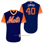 Maglia Baseball Uomo New York Mets 2017 Little League World Series Aj Ramos Blu