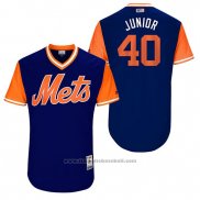 Maglia Baseball Uomo New York Mets 2017 Little League World Series Aj Ramos Blu