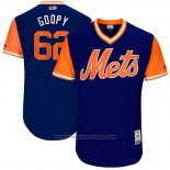 Maglia Baseball Uomo New York Mets 2017 Little League World Series Erik Goeddel Blu