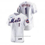 Maglia Baseball Uomo New York Mets Amed Rosario Autentico Bianco