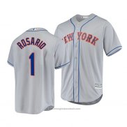 Maglia Baseball Uomo New York Mets Amed Rosario Cool Base Road Grigio