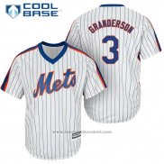 Maglia Baseball Uomo New York Mets Curtis Granderson Cool Base Bianco