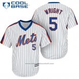 Maglia Baseball Uomo New York Mets David Wright Collection Bianco Cool Base Cooperstown