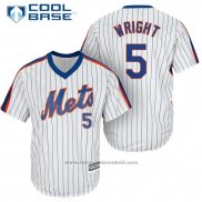 Maglia Baseball Uomo New York Mets David Wright Collection Bianco Cool Base Cooperstown