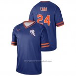 Maglia Baseball Uomo New York Mets Robinson Cano Cooperstown Collection Legend Blu