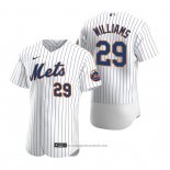 Maglia Baseball Uomo New York Mets Trevor Williams Autentico Home Bianco