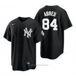 Maglia Baseball Uomo New York Yankees Albert Abreu Replica 2021 Nero