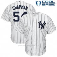Maglia Baseball Uomo New York Yankees Aroldis Chapman Bianco Cool Base