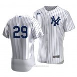 Maglia Baseball Uomo New York Yankees Gio Urshela Autentico Primera Bianco