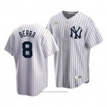 Maglia Baseball Uomo New York Yankees Yogi Berra Cooperstown Collection Primera Bianco