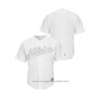 Maglia Baseball Uomo Oakland Athletics 2019 Players Weekend Replica Bianco