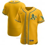 Maglia Baseball Uomo Oakland Athletics Autentico Oro