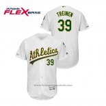 Maglia Baseball Uomo Oakland Athletics Blake Treinen 150 Anniversario Autentico Flex Base Bianco