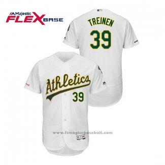 Maglia Baseball Uomo Oakland Athletics Blake Treinen 150 Anniversario Autentico Flex Base Bianco