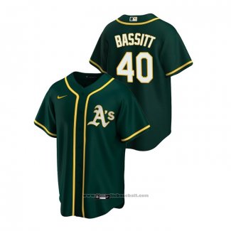 Maglia Baseball Uomo Oakland Athletics Chris Bassitt Alternato Replica Verde