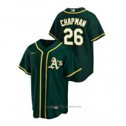 Maglia Baseball Uomo Oakland Athletics Matt Chapman 2020 Replica Alternato Verde