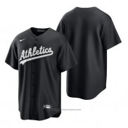 Maglia Baseball Uomo Oakland Athletics Replica 2021 Nero