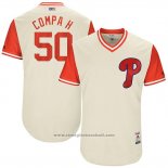 Maglia Baseball Uomo Philadelphia Phillies 2017 Little League World Series Hector Neris Tan