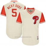 Maglia Baseball Uomo Philadelphia Phillies 2017 Little League World Series Nick Williams Tan