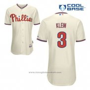 Maglia Baseball Uomo Philadelphia Phillies Chuck Klein 3 Crema Alternato Cool Base