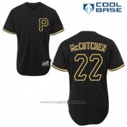 Maglia Baseball Uomo Pittsburgh Pirates Andrew Mccutchen 22 Nero Fashion Cool Base