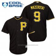 Maglia Baseball Uomo Pittsburgh Pirates Bill Mazeroski 9 Nero Alternato Cool Base