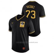 Maglia Baseball Uomo Pittsburgh Pirates Felipe Vazquez Cooperstown Collection Legend Nero