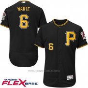 Maglia Baseball Uomo Pittsburgh Pirates Starling Marte Nero Flex Base