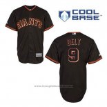 Maglia Baseball Uomo San Francisco Giants Brandon Belt 9 Nero Cool Base