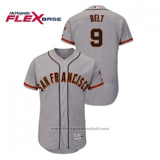 Maglia Baseball Uomo San Francisco Giants Brandon Belt Autentico Flex Base Grigio2