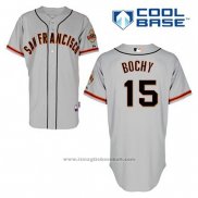 Maglia Baseball Uomo San Francisco Giants Bruce Bochy 15 Grigio Cool Base