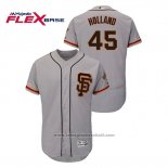 Maglia Baseball Uomo San Francisco Giants Derek Holland Autentico Flex Base Grigio