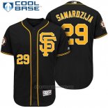 Maglia Baseball Uomo San Francisco Giants Jeff Samardzija Nero Cool Base