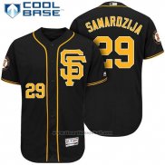 Maglia Baseball Uomo San Francisco Giants Jeff Samardzija Nero Cool Base