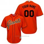 Maglia Baseball Uomo San Francisco Giants Personalizzate Arancione