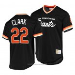 Maglia Baseball Uomo San Francisco Giants Will Clark Cooperstown Collection Script Fashion Nero