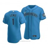 Maglia Baseball Uomo Seattle Mariners Kyle Lewis Autentico Alternato Blu