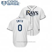 Maglia Baseball Uomo Tampa Bay Rays Mallex Smith Cool Base Home Bianco