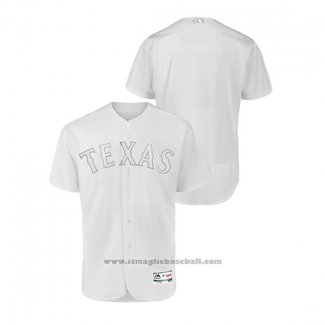 Maglia Baseball Uomo Texas Rangers 2019 Players Weekend Bianco Autentico