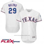 Maglia Baseball Uomo Texas Rangers Adrian Beltre 29 Bianco Flex Base Autentico Collection Giocatore