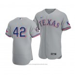 Maglia Baseball Uomo Texas Rangers Jackie Robinson Day Autentico Grigio