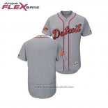 Maglia Baseball Uomo Tigers 2018 Stars & Stripes Flex Base Grigio