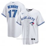 Maglia Baseball Uomo Toronto Blue Jays Jose Berrios Home Replica Bianco