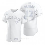 Maglia Baseball Uomo Toronto Blue Jays Roberto Alomar Awards Collection Retirement Bianco